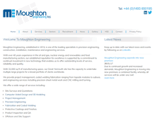 Tablet Screenshot of moughtonengineering.co.uk